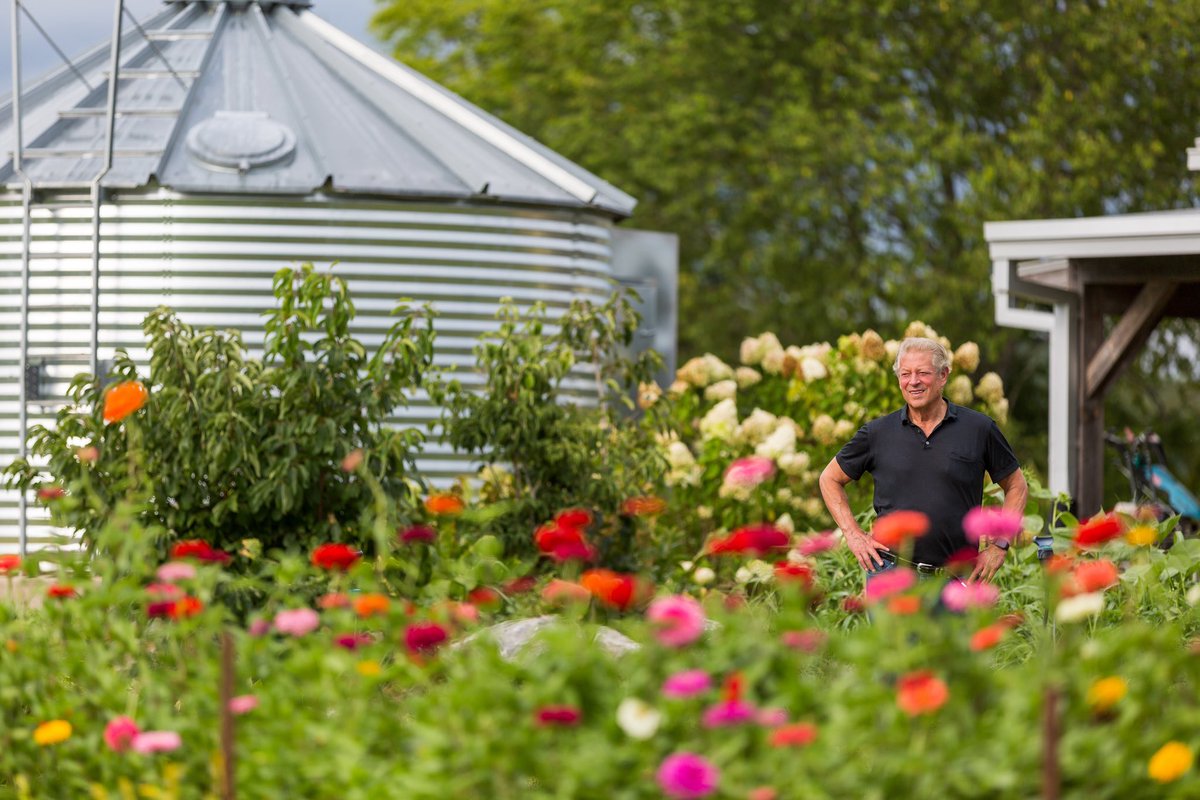 algore's tweet photo. My earliest lessons on the environment were at my family farm. Learning about the fragile balance of life on this land inspired my work to protect it. This #EarthDay, let us appreciate the natural world around us and renew our commitment to safeguarding humanity's only home. https://t.co/l9n0EO4ZlK