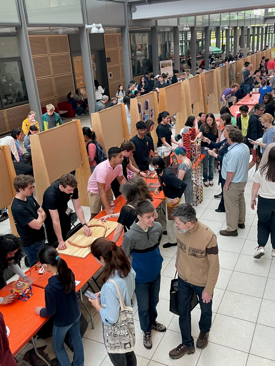 PrincetonChem's tweet photo. It’s a festive #EarthDay as Princeton’s Science Outreach program welcomes 300 area students to its 1st annual “Spring Into Science” at Frick lab, with hands-on STEM demos from all over campus. Sharing the love of science with a new generation! https://t.co/mshva2SHpO