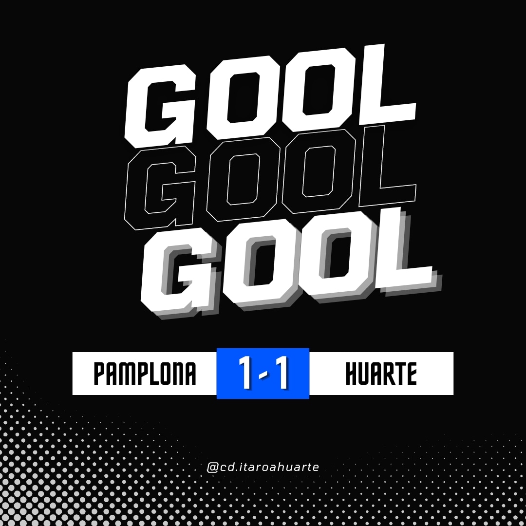 ⏰ 34' || 1️⃣-1️⃣ || ¡Buena Ion Ander!

#PamplonaHuarte || #TerceraRFEF