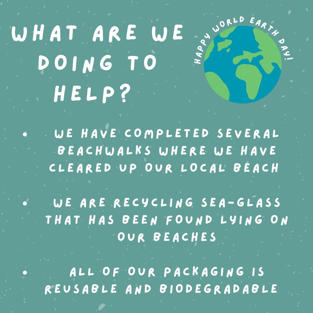 World Earth Day 🌎🌱  

Happy world earth day from all of our team members! When creating our company, our main mission was to create products that not only benefit our planet, but also raise awareness of how we can all save our planet, one step at a time! 
#WorldEarthDay2023