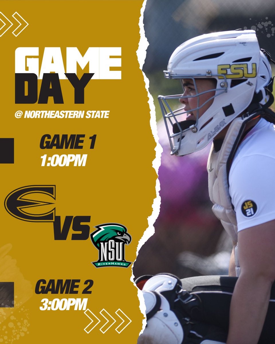EState_Softball's tweet photo. All gas no brakes today, Hornets.  #GAMEDAY 

🆚Northeastern State 
📍Tahlequah, OK 
⌚️1PM &amp; 3PM

#StingersUp #HumHornets #Family https://t.co/RnZ6XqyVPy