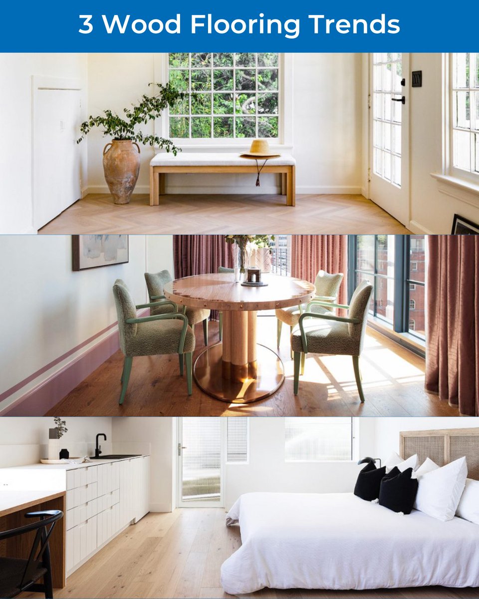 Darker wood flooring is fading in popularity as more consumers are seeking a warmer color palette. See more trending wood flooring styles. spr.ly/6015ORXrH