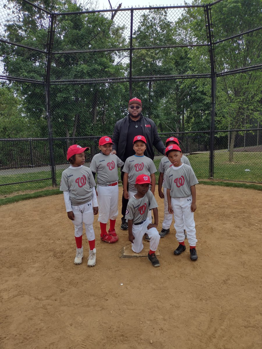 Simply_Stamper's tweet photo. #StamperJr made his baseball debut today representing #Deanwood 
Thank you Coach Daryl! https://t.co/f2YoWjUrdm