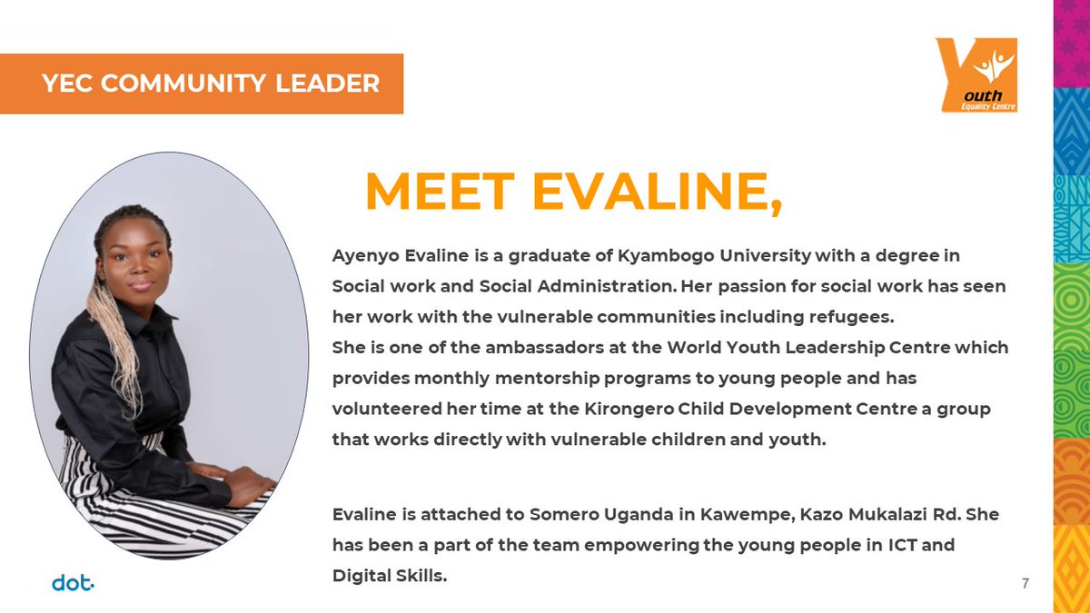 EqualityCenter's tweet photo. Any role as a volunteer gives a sense of pride and identity. 
Here is Evaline, one of the impact creators from the Community Leadership Program. 
@DigitalOppTrust @EqualityCenter 

#DOTyouth
#EmpoweringTheYouth https://t.co/FSd4L3D6HG