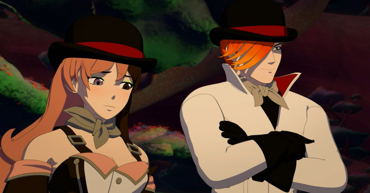 foundheaveen's tweet photo. “i would never cry over a scene” 
the scene:

#RWBYV9Spoilers https://t.co/9YwN0Irrta