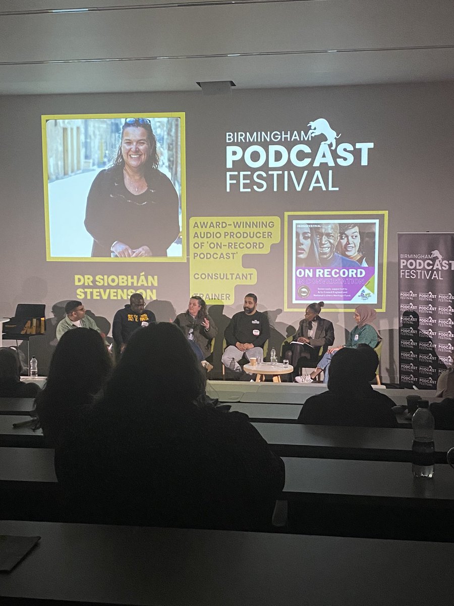 swittp's tweet photo. We love @SbhanStevenson !!!! Great conversation 🙌🏽 #Bigupbrum #bhamPodFest23 https://t.co/wtmsyikkG4