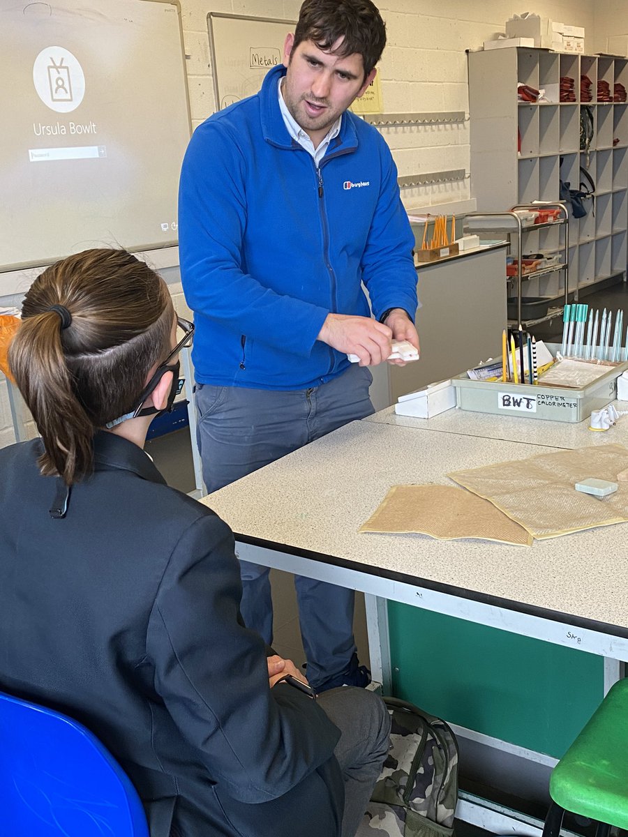DownendScience's tweet photo. Science club members have been working hard over the last month to develop their designs for the sustainable transport challenge #STEMambassadors. Thanks to Christian from @thalesgroup for showing us various materials and explaining their comparative properties. @DownendschNews https://t.co/UoFmp1Y16M