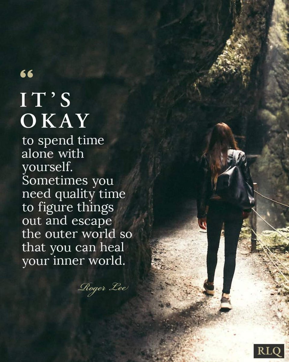Sunita_Says_'s tweet photo. I think it's good for a person to spend time alone. It gives them an opportunity to discover who they are and to figure out why they are always alone...!!!
#AmySedaris #solitude #Loveyourself #JoyTrain #aloneisbetter #beyou https://t.co/ZlfiUqmcGv