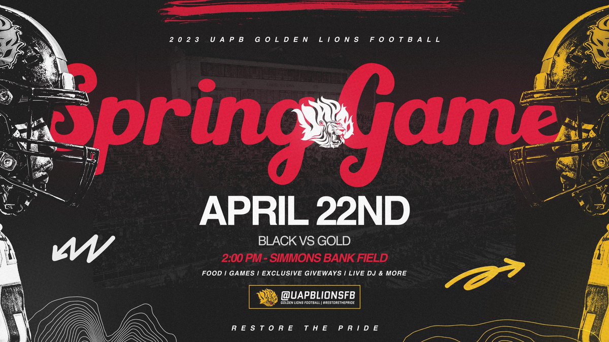 Coach_Bahr's tweet photo. Big day in the BLUFF ‼️

Spring Game at 2PM + we got some DIFFERENCE MAKERS on campus #RestoreThePride https://t.co/znpvOz5ugW