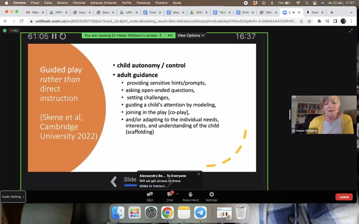 MissCarlaD's tweet photo. Sharing really good slides from @helenjwc ! Thank you for this insightful and engaging session. I've reflected and came to the conclusion: 'I am taking the barrier game away'.
#PlaySummit #Playfullmaths #PlayfullLearning #ToddlePlay @toddle_edu #pypteacher #inquiryapproach https://t.co/6o855PlHdG