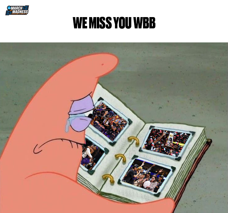 Do you miss us too? ❤️

#NCAAWBB