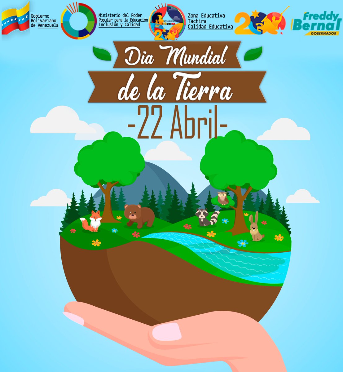 #22Abr| 🇻🇪 📢 Día de la Tierra 
#FiestaDeportivaDelALBA <a href="/NicolasMaduro/">Nicolás Maduro</a> <a href="/_LaAvanzadora/">Yelitze Santaella</a> <a href="/Mippcivzla/">mippci</a> @MPPEDUCACION <a href="/FreddyBernal/">Freddy Bernal</a> <a href="/KaremDeBernal/">Karem Durán de Bernal</a> <a href="/Berzabethg1/">Berzabethgandicaoficial</a> <a href="/delcyrodriguezv/">Delcy Rodríguez</a> <a href="/dcabellor/">Diosdado Cabello R</a>