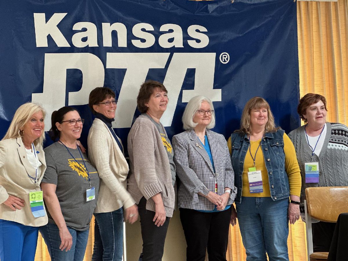 5 of our KS PTA past Presidents are in attendance at our 108th annual convention this weekend. Here they are pictured with National PTA President-Elect and our current KS PTA President.
