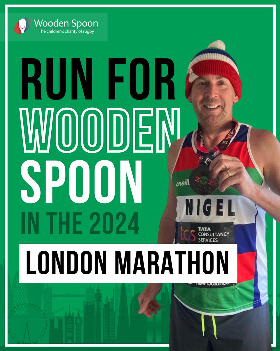 Tomorrow our Wooden Spoon runners will be taking on the London Marathon!

Want to get involved and represent Wooden Spoon in next year's race?

Apply today and help support vulnerable children and young people across the UK and Ireland!

share.hsforms.com/1f4VesvdtTrWMF…