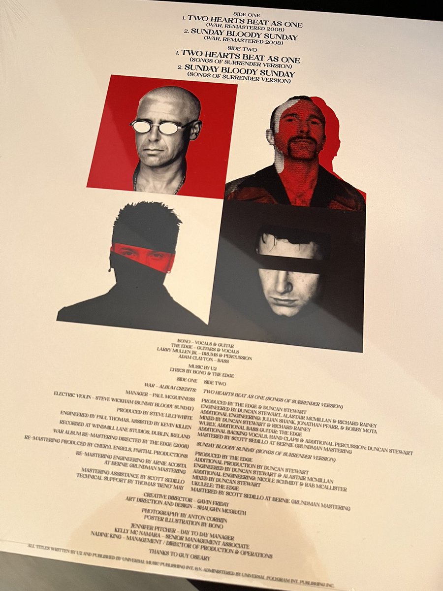 U2Barcelona's tweet photo. Record Store Day 4 track EP.
#RSD2023 #U2 #War40 https://t.co/cE2RTztgU5