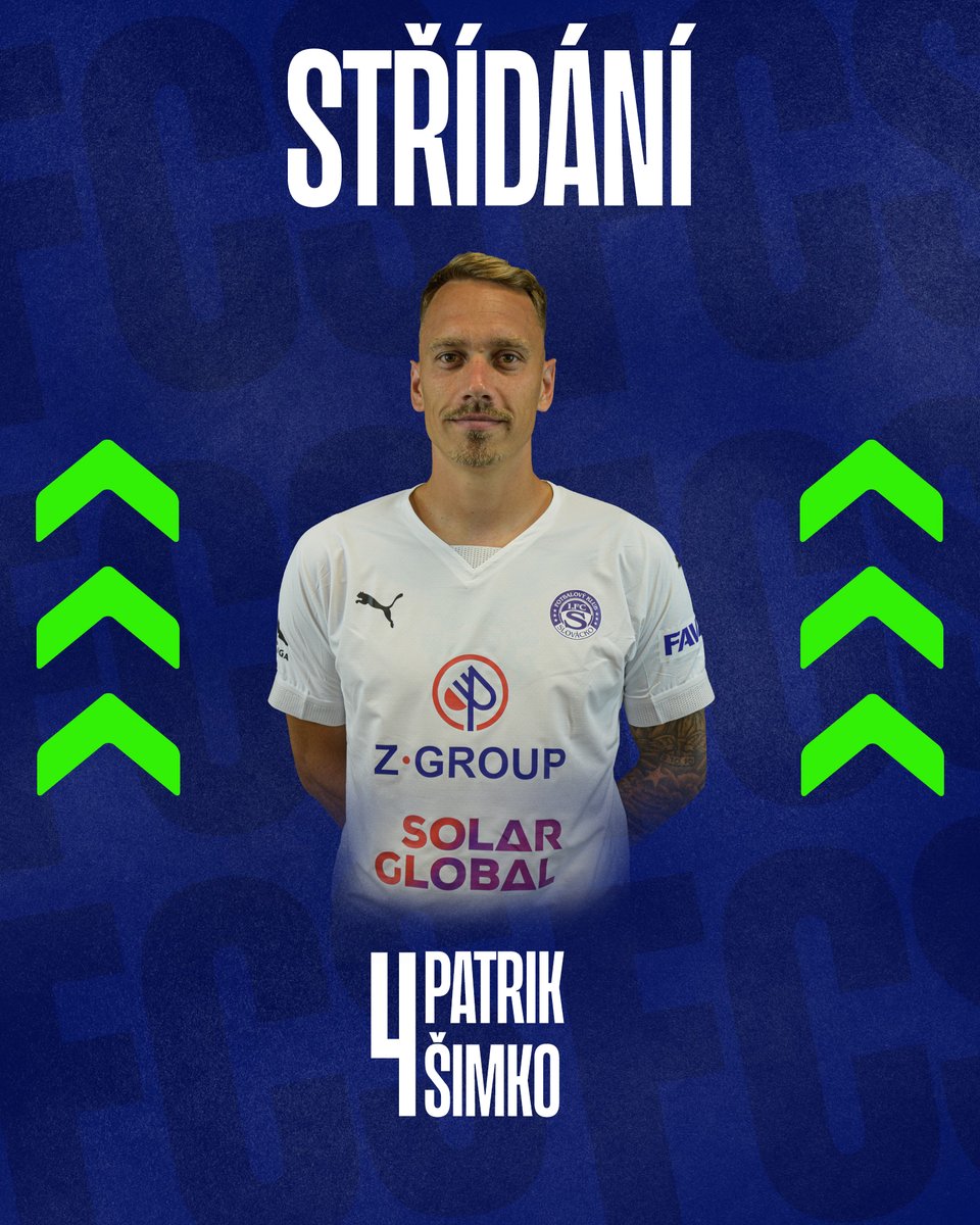 1_FCS's tweet photo. Vyčerpaný Vlasta Daníček opouští hřiště, naskakuje místo něj Patrik Šimko.
88' | #zaslovacko | #sloacs 1:1 https://t.co/P1PjqK3SJX