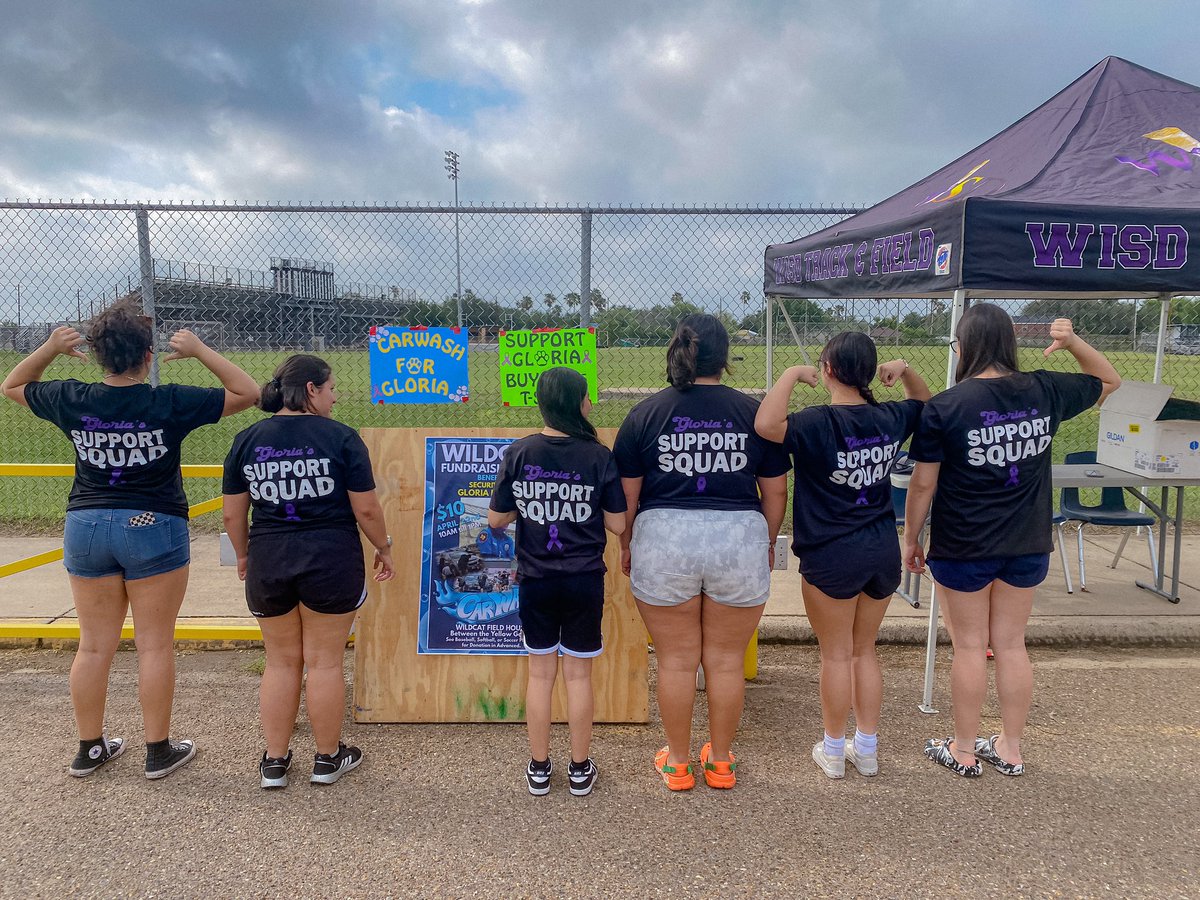 Sending our love and support to Gloria, one of our WEHS security guards, a true warrior who's battling cancer. Our Student Trainers are here to support her fight every step of the way! 💪🏼 💜