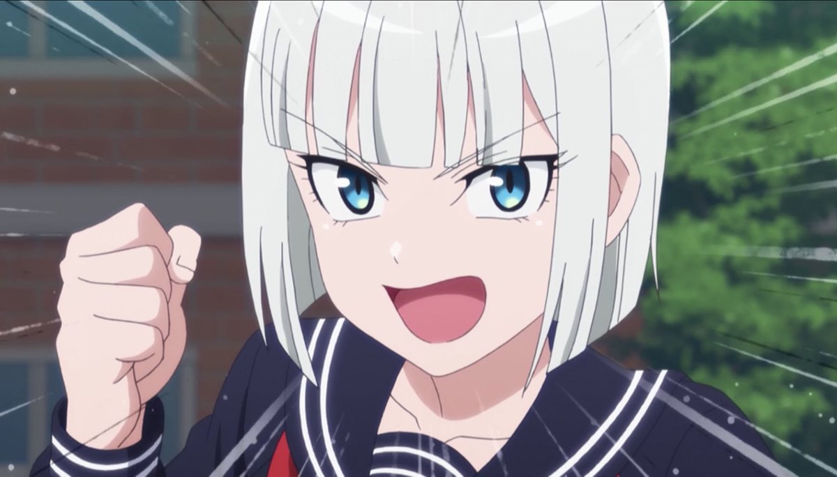 WHCDaily's tweet photo. The white hair character of the day is Gina Boyd from Dumbbell Nan Kilo Moteru? https://t.co/eTlaiqAFf1
