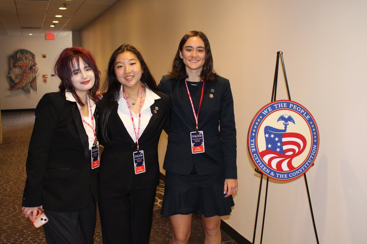 CivicEducation's tweet photo. We're off to a great start of the We the People National Finals, with the students attending orientation and taking part in hearings on the Constitution. We love We the People students! #WTPFinals https://t.co/VA7SppVHwu