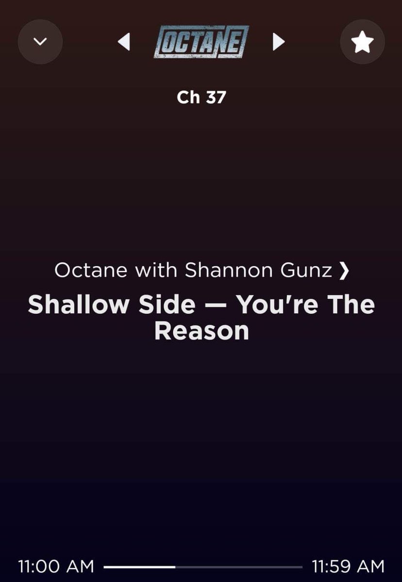 abvsnksva's tweet photo. Good morning @shannongunz thanks for playing You’re The Reason by @shallowsideband on @SXMOctane! Let’s keep it spinning! 🤘🏻🔥🖤 #ShallowSide #YoureTheReason #SXMOctane #NewHardRock https://t.co/q2RZn2GiSR