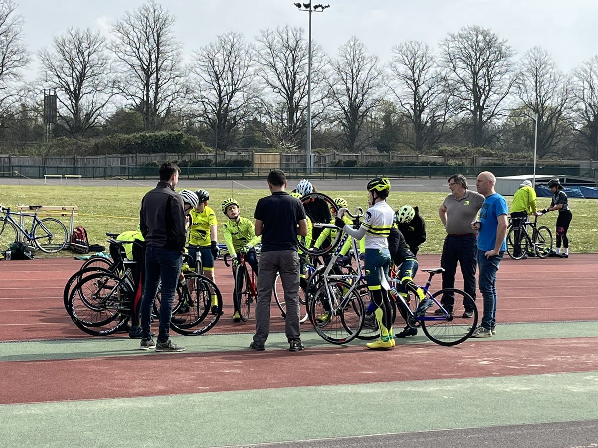 Glorious day for cycling!  Skills practice on the freewheel followed by some stacking practice and racing on the track bikes #CentralRegionBC #cycling #velodrome #fixed #fixie #bikelife #coaching #velo #AWCycles #ReadingCycling #PalmerPark  #CyclingRoad #TrackCycling