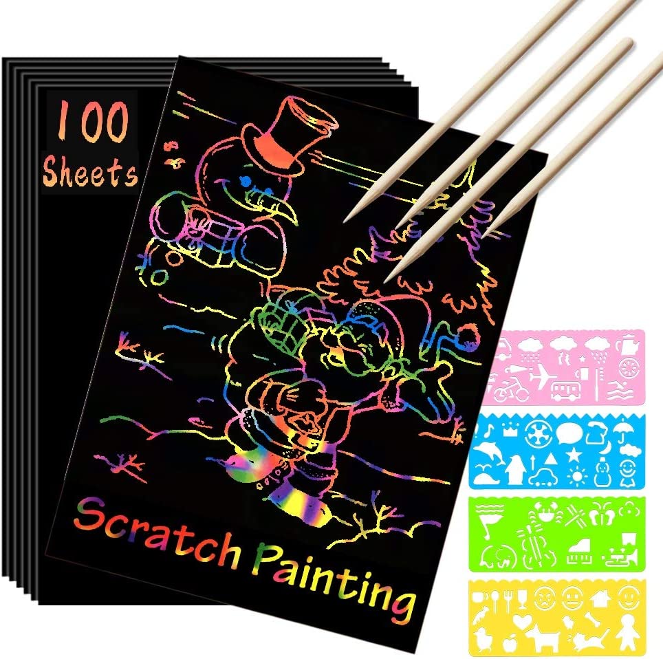 OrangeMuttHelp's tweet image. -32% OFF
WAS: $14.99 NOW $10.19

SKYFIELD Scratch Paper Art Set
100 Sheets Rainbow Card, Black Scratch it Off Paper with 10 Wooden Stylus &amp;amp; Stencils 4 Kids

amzn.to/3AnSmHw

#crafts #art #artist #artsandcrafts #sale #artsupplies #craftsupplies #diy #kidscrafts