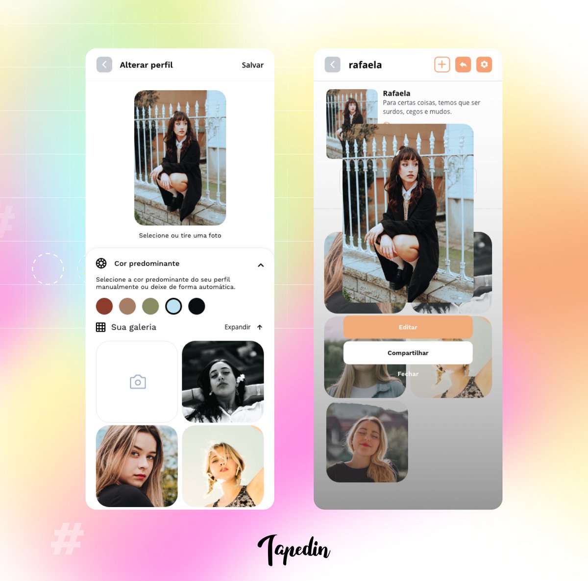 tapedin's tweet photo. É sábado, então é festa! Agora está disponível para iOS e Android a nova versão onde você tem um novo jeito de atualizar seu perfil e mante-lo colorido do seu jeito único 📸
Saiu o novo artigo falando sobre: https://t.co/o5GENvJkCf
#tapedin #perfil #app https://t.co/0Ljh7mxUio
