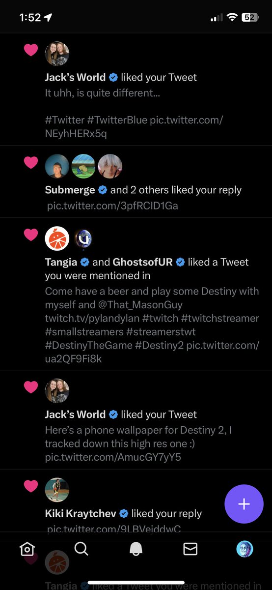 That_MasonGuy's tweet photo. Here’s how I know Twitter blue is a flop (normal notifs vs verified notifs) https://t.co/luGzDCFR7q