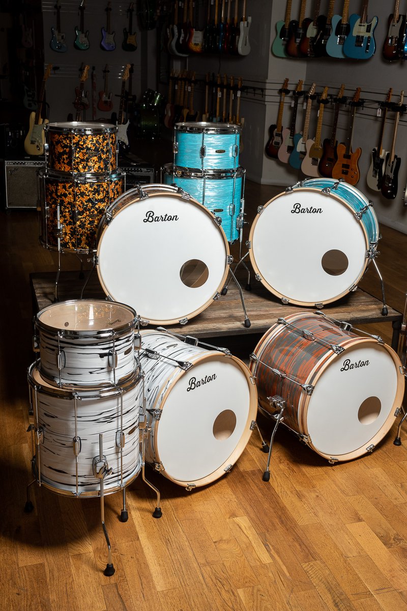 chicago_drum's tweet photo. The new Studio Custom drums from @bartondrumco bring you the phenomenal sound of Birch paired with a great lineup of unique finishes, all at an affordable price! https://t.co/D0d25OTRaA. #cde #chicagodrumexchange #chicagomusicexchange #BartonDrumCo #BartonDrums #CMElovestrades https://t.co/VNiKkAFjut