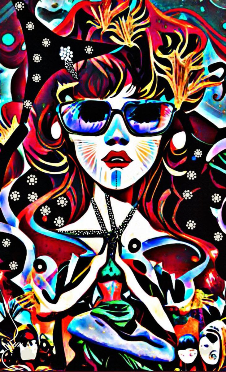 Gypsy Girl🕵️‍♀️
The gypsy girl is trying to find peace amidst the hustle and bustle of the city. She approaches the Buddhists and asks them about a way to reach peace.

This painting is inspired by music
Lior song Gypsy Girl

Digital Painting
On @Foundation

Link👇
#NFT #NFTs