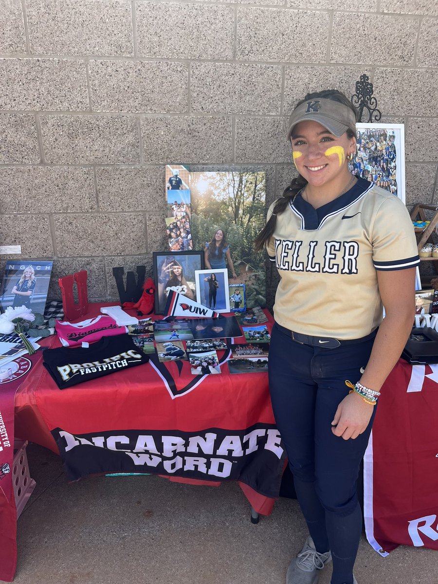 catch_marissa's tweet photo. undefeated district champs &amp; senior night! now time to win our last game:D🏆@Keller_Softball https://t.co/8fD3HnYp5m