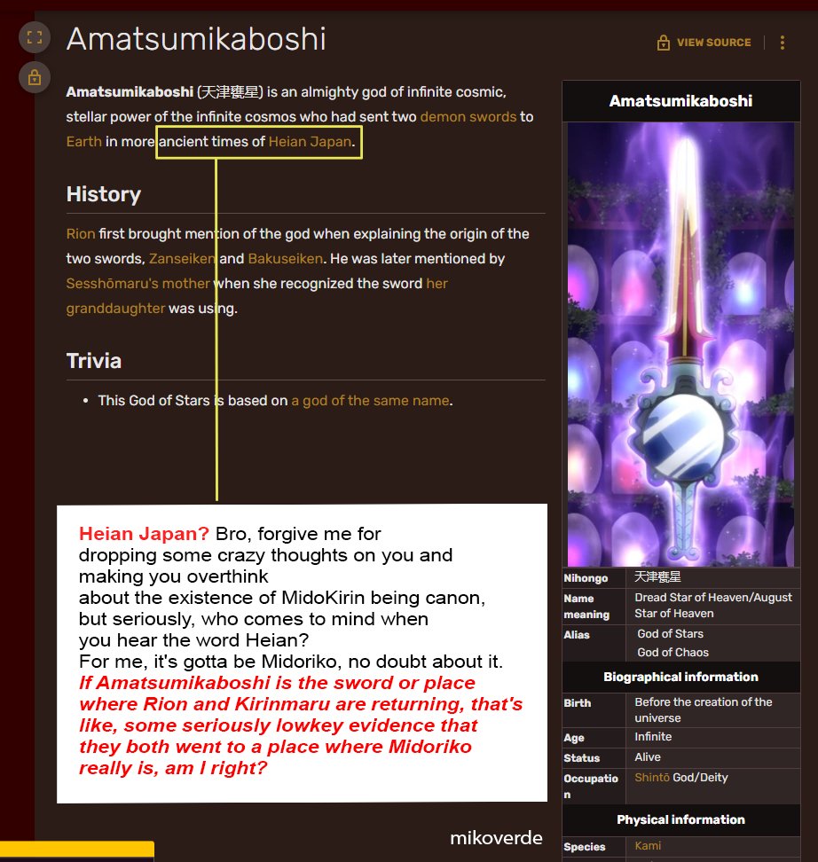 mikoverde's tweet photo. If you're curious about this sword, all you have to do is click that link below and judge for yourself. I think MidoKirin is real. Yeah!!!!! 😂💪💪💪💪
https://t.co/aSsMrrOAzB https://t.co/75h1nQEMrU