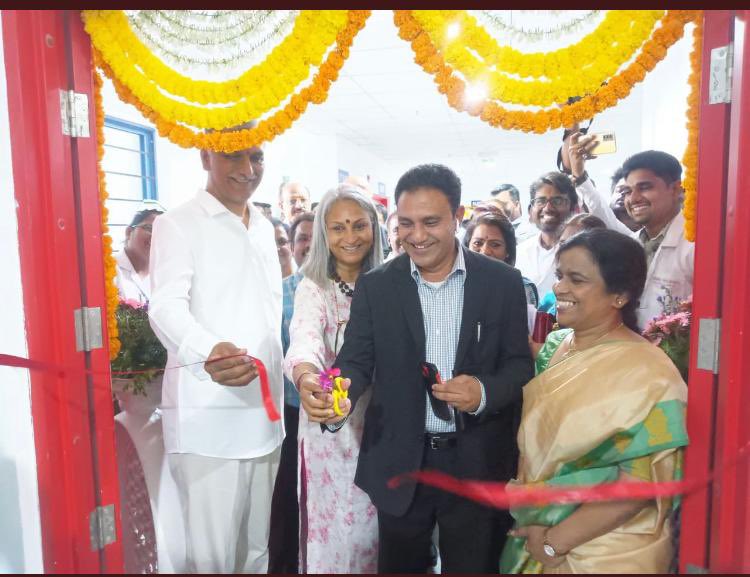 We partnered with Ministry of Health Telengana headed by Shri T.Harish Rao and Dr Jeyalatha Director of MNJ Hospital and adopted MNJ Hospital to improve Sanitation and Security using automation, educate patients and improve awareness on hygiene and infection prevention.