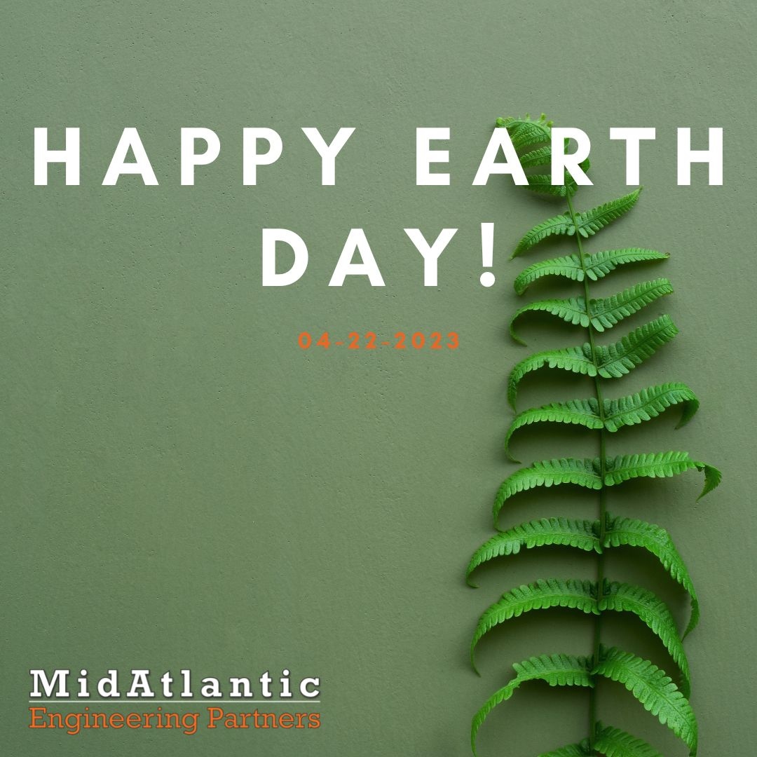 MidAtlanticEng's tweet photo. Happy Earth Day! 
MidAtlantic Engineering Partners – Integrity. Expertise. Ingenuity.

#engineering #environmental #marine #survey #civilengineering  #environmentalengineering #marineengineering  #surveyservicesv https://t.co/sFUQty3A9F