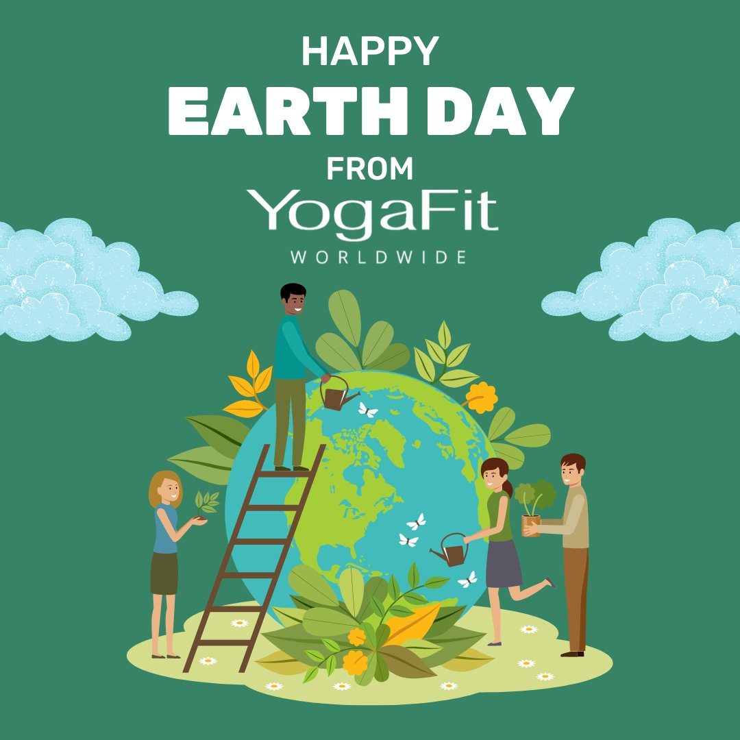 YogaFitInc's tweet photo. Happy Earth Day from YogaFit!

In our Level Two training, we dive into the Yamas &amp; Niyamas.  With Ahimsa, we practice non-violence, including toward the environment around us. 

What are you doing today to love the Earth?

#iamyogafit #yogafitfamily #earthday #ahimsa https://t.co/HcS42TpS6b
