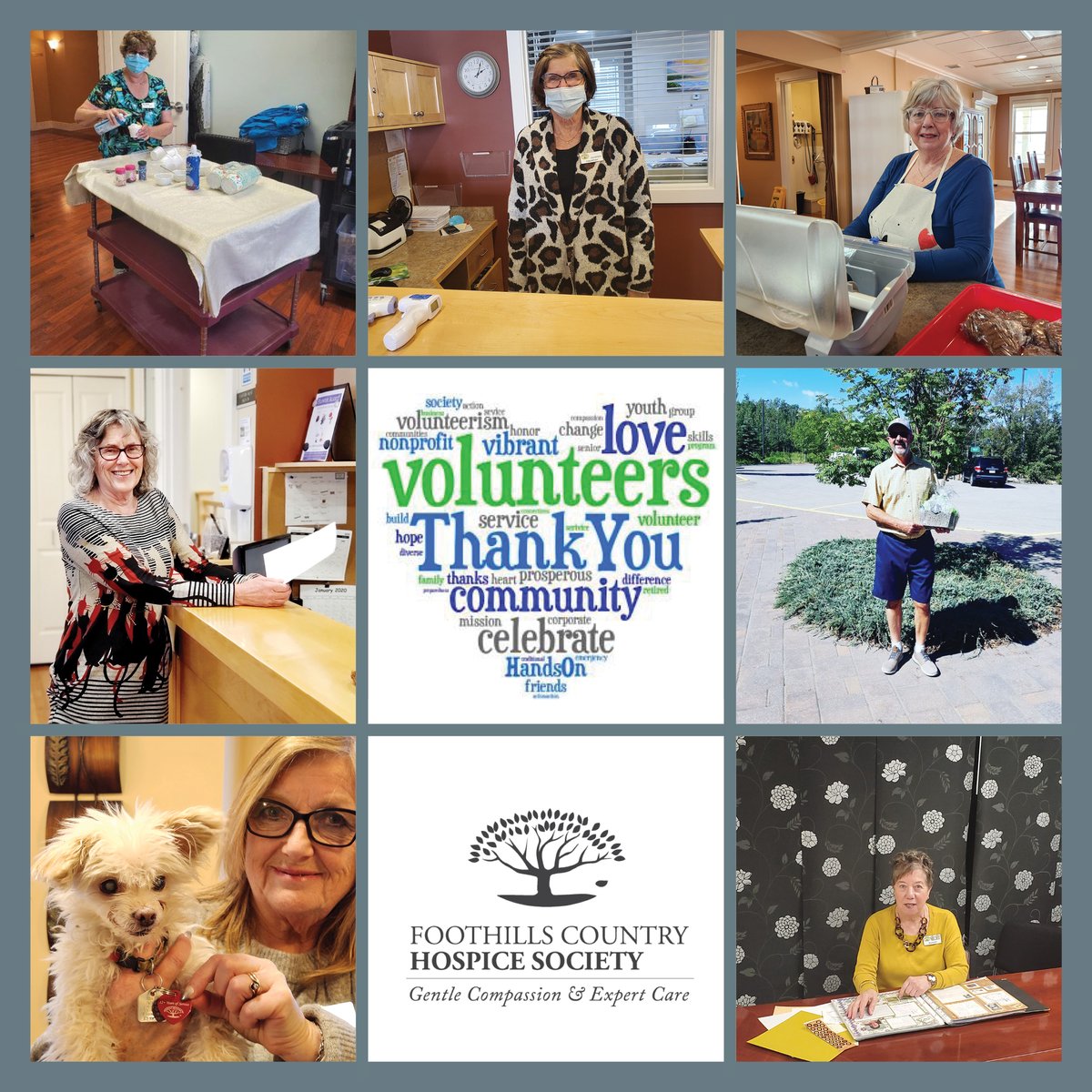 CountryHospice's tweet photo. We are so fortunate to have a team of volunteers who are truly exceptional. Your dedication, compassion, &amp; kindness inspire us every day. Thank you for all that you do. Happy National Volunteer Week! 

#Hospice #NVW2023 #volunteer #ThankYou

https://t.co/371ytFnhVU https://t.co/aBKY2yP8fd