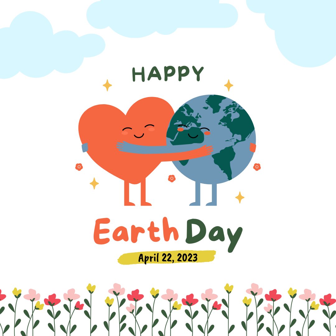 Happy Earth Day! Let's appreciate and protect our planet by making small changes in our daily lives. Every action counts, so let's plant a tree, go for a nature walk, or simply spend some time appreciating the beauty of our world. 🌍🌱