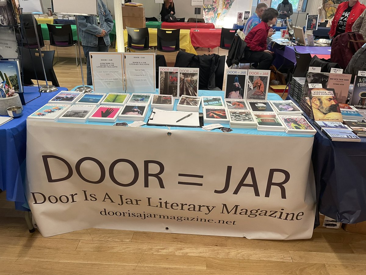 MaxwellBauman's tweet photo. @doorisajarmag is here in #NYC for the #rainbowbookfair
We’re tabling from 12-6pm
#poetry #fiction #nonfiction #art #drama #bookreview #diaj #doorisajar #doorisajarmag #doorisajarmagazine #indiepresses https://t.co/W0Hlme7hsc