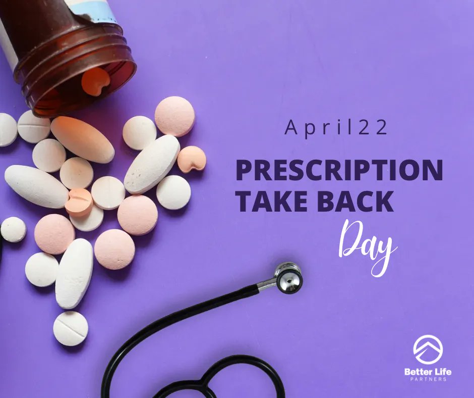 BetterLifeUSA's tweet photo. 💊🔐 National Prescription Drug Take Back Day is here! 🔐💊
At Better Life Partners, we recognize the significance of this day as an opportunity to come together as a community and make our homes and neighborhoods safer. https://t.co/iusimxmMj5
