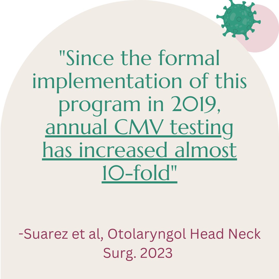 NationalCMV's tweet photo. Do you know about "expanded targeted" CMV screening? This is when newborns are tested for #CMV if they display certain risk factors (i.e. hearing loss, small for gestational age, small or large head size, etc).
It's time to screen more babies for #CMV!
#StopCMV #Screen4CMV https://t.co/VInv98E8VM
