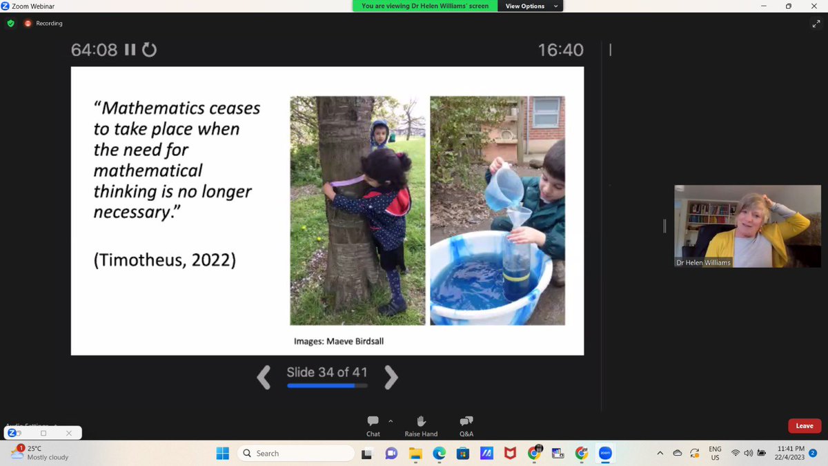 KavilasiniSelv2's tweet photo. What an amazing session by Dr Helen @helenjwc 
Thank you so much..
Maths is fun❤️
@toddle_edu 
#ToddlePlay #EYPlayParty https://t.co/YPY4JILVXs