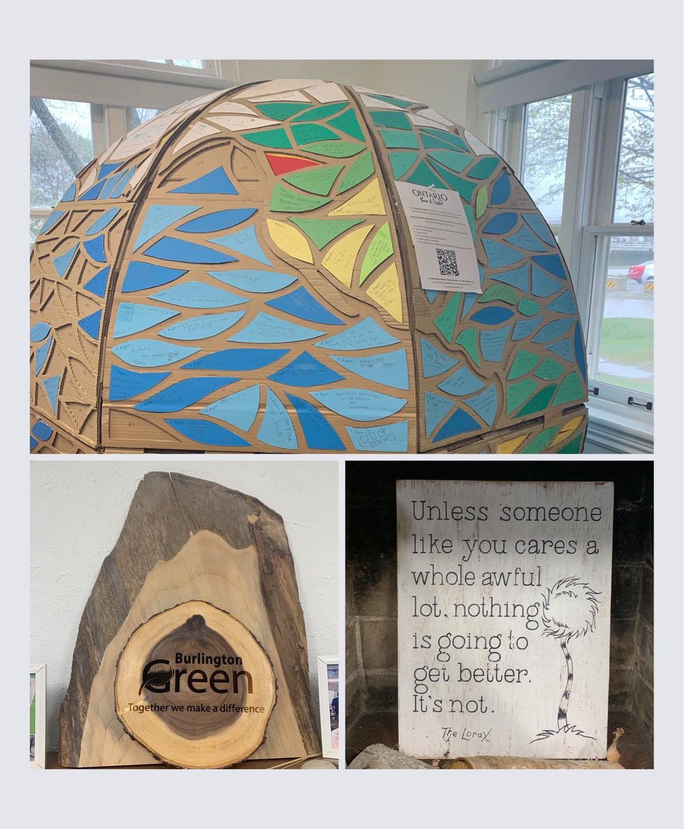 BURLclimatehub's tweet photo. The Hub is at the @BurlingtonGreen location at the beach for #earthday! Come down to put a piece on the Hope Globe with your message of hope for the earth, bring a broken item to be fixed at the #RepairCafe, check out eco-friendly products for purchase, and more! https://t.co/6uyTHf6RIb