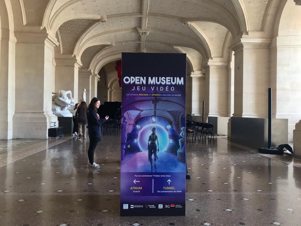 louvrepourtous's tweet photo. 8e #OpenMuseum au @PBALille sur le #jeuvidéo avec les studios de création #Ankama et #Spiders🕹 Reconnu comme le 10e art par le @MinistereCC, il puise ses références dans notre substrat culturel C’est limpide avec la confrontation de son univers à celui du musée 🎮❤️ #OMjeuvidéo https://t.co/o3lWkhNJRQ