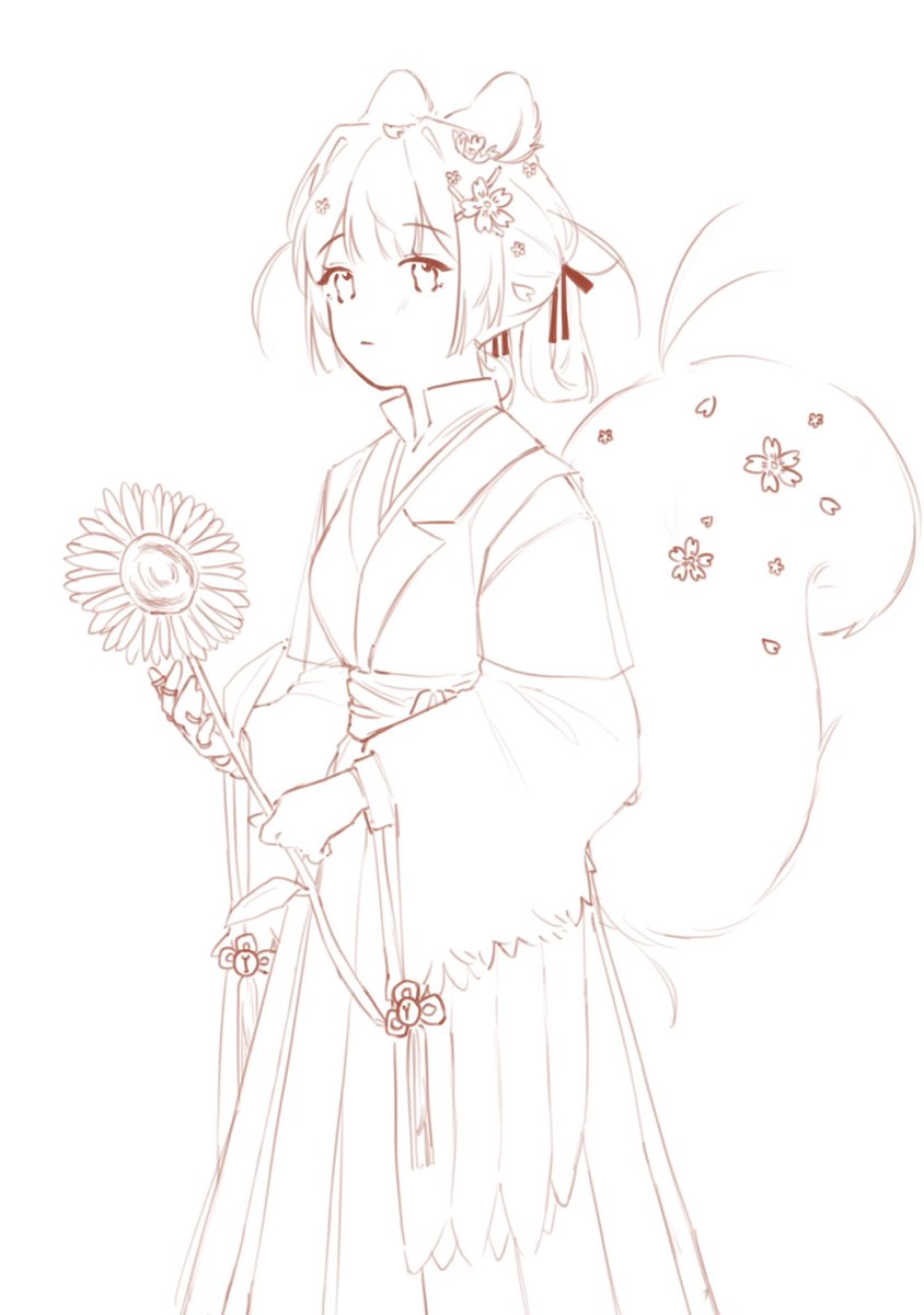 🌻;光希 ft.sunflower (rest) tweet media