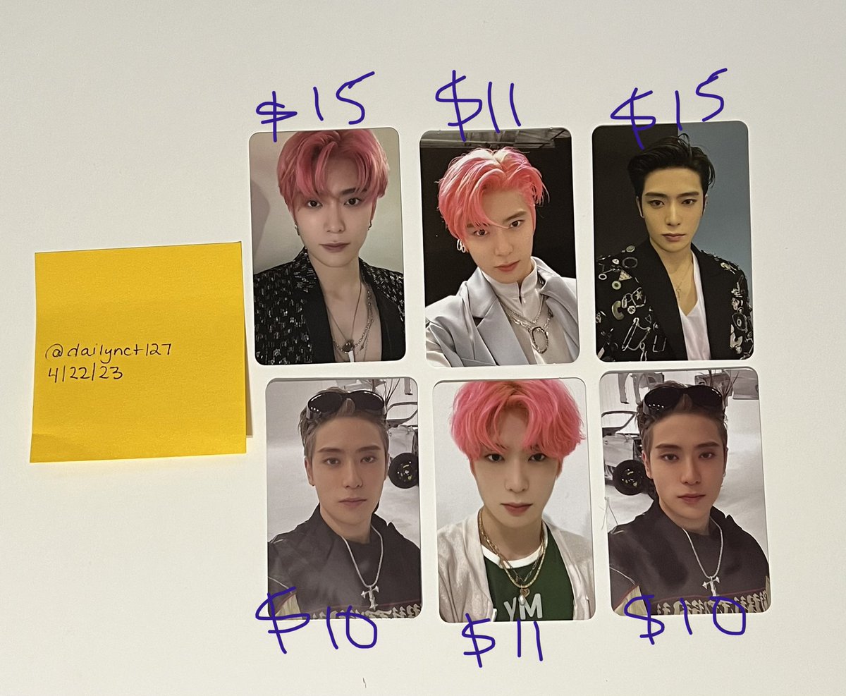 ohhelloacie's tweet photo. WTS | USA ONLY 
Jaehyun Photocards, all perfect condition; will send a video if interested. Please DM if interested 💘 #JaehyunPC #wtsnctphotocard #nctpc #nct127 #nctdream https://t.co/qzw8Flqq7G