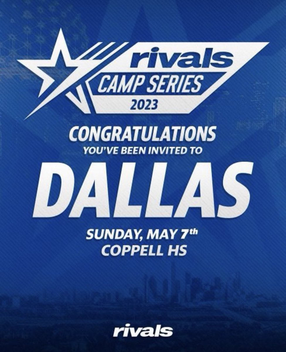 Thank you for the invite‼️@adamgorney @Rivals @RivalsCamp