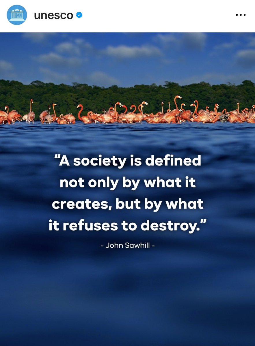 DrEscotet's tweet photo. EARTH DAY • APRIL 22

I am bringing on this ocassion, an inspiring quote promoted by UNESCO of John Sawhill, former president of NYU: “A society is defined not only by what it creates, but by what it refuses to destroy.
#EarthDay2023 #LearningToCare https://t.co/4umXwMrElB