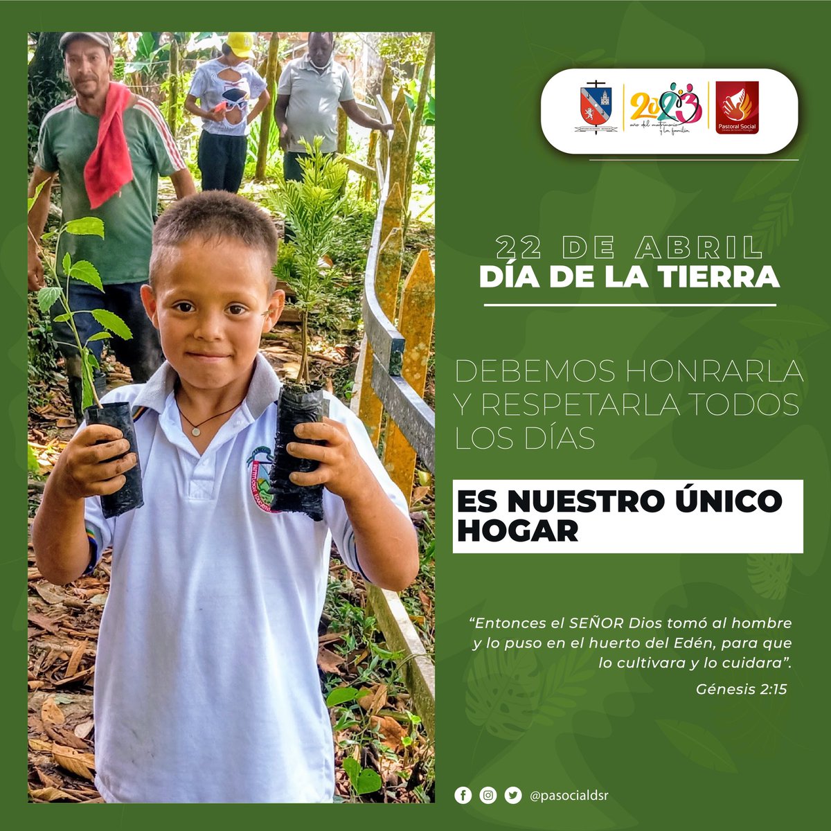 pasocialdsr's tweet photo. #DíaDeLaTierra 🌏 |  ¡Protégela! 🍃💧

✅ Disminuye el uso de electrodomésticos.
✅ Disminuye el uso del agua. 
✅ Recicla, Reduce, Reutiliza.
✅ Ahorra energía. 
✅ Disminuye el uso de plástico.

@diosonrio 

#NuestraCasaComún #ConscienciaAmbiental #recursosnaturales https://t.co/Bf4rmzI15L