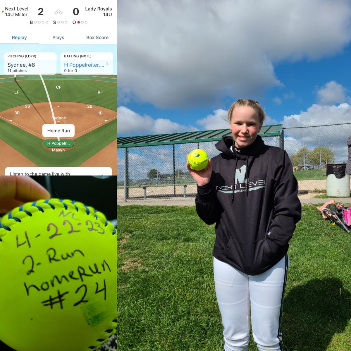 That's my baby. It was worth freezing my a-- off.