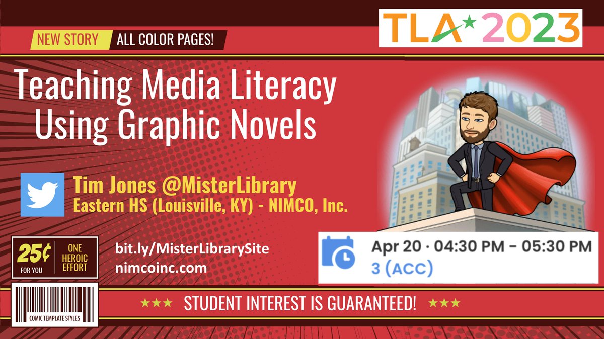 I promise my 'Teaching Media Lit w/ GN' session was full. 😀 I got so excited, I forgot to take a pic once it started. Tag me if you took a pic.

✅ out some of the feedback I got back on my Google Form. So thankful I had something to offer #txla23. Honored to be a part of it. 😌